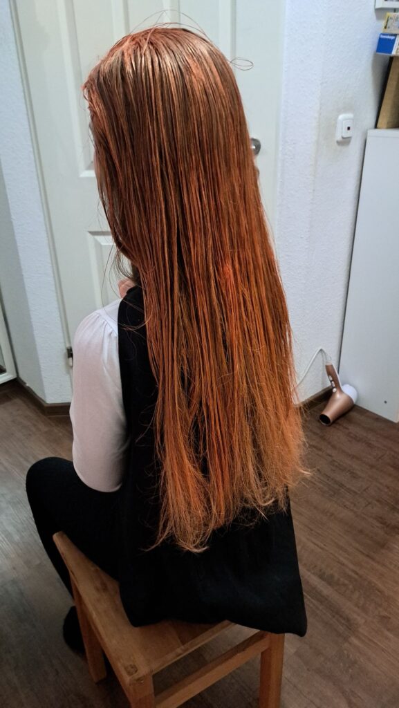 orange Haare