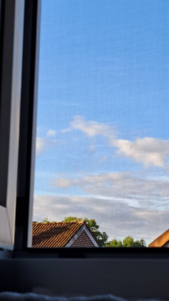 Blick aus dem Fenster