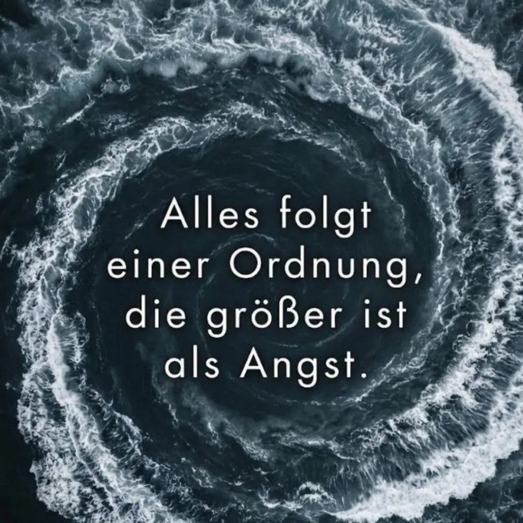 Zitat Ordnung Angst Universum