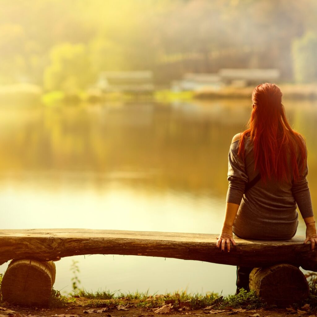 Reflexion Stille Gedanken