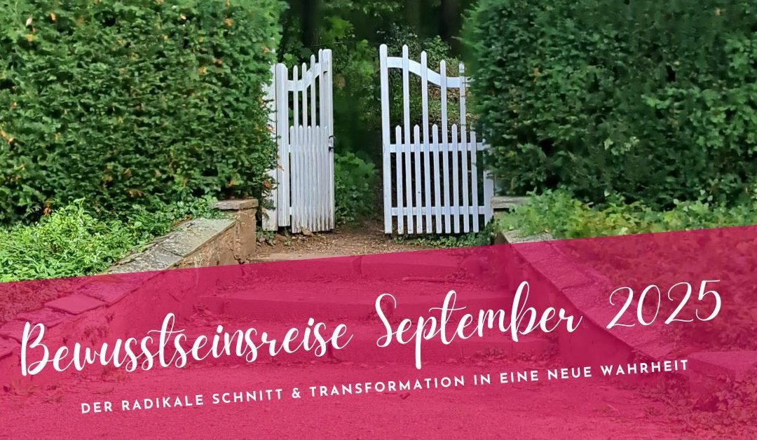 Bewusstseinsreise September 2025- Der radikale Schnitt & Transformation in eine neue Wahrheit
