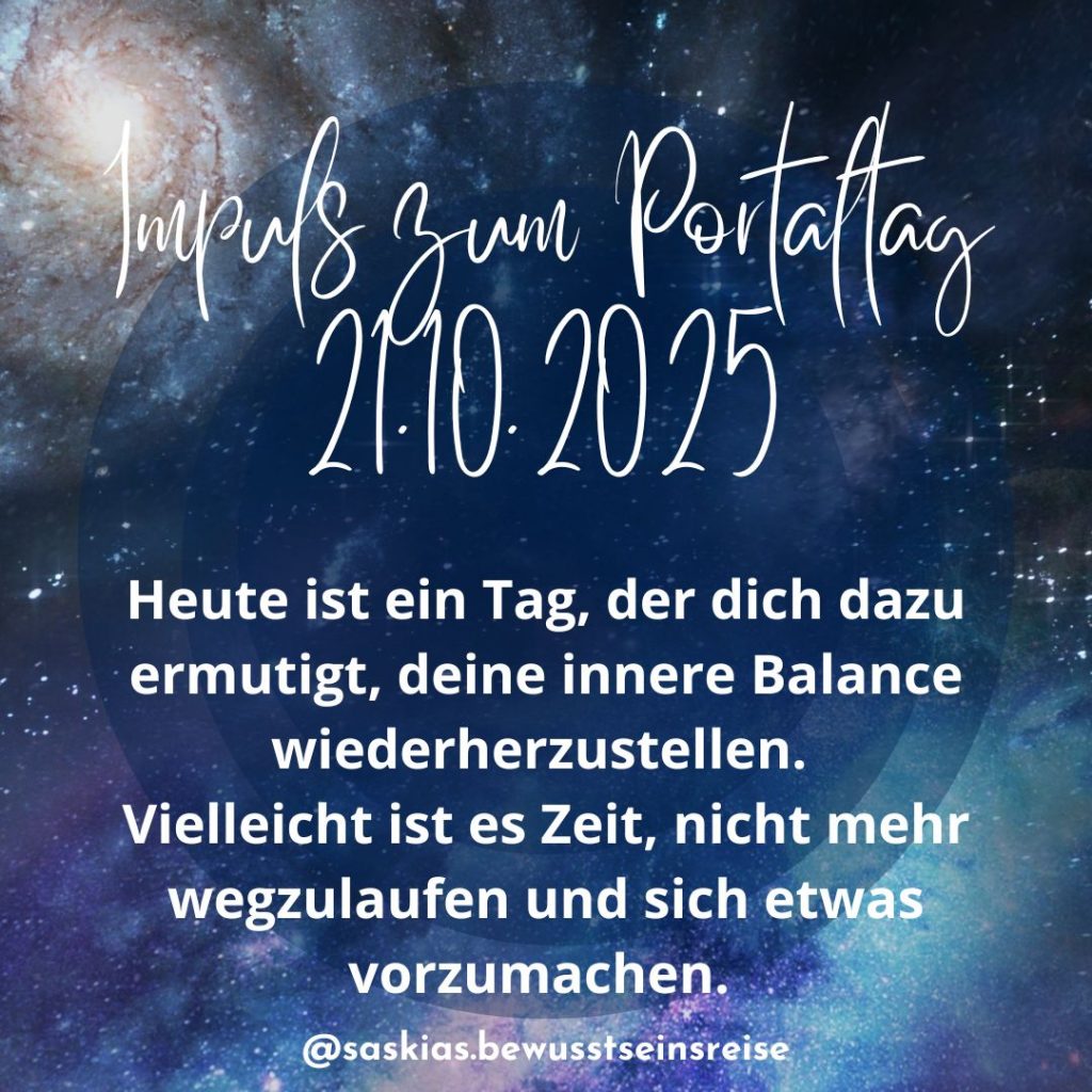 Portaltag 21.10.2025