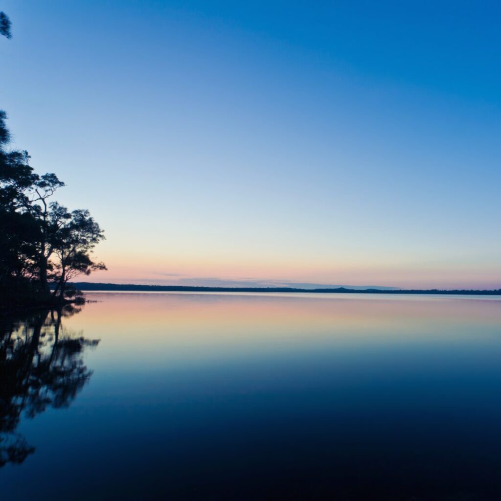 Stille Präsenz Sein Wasser