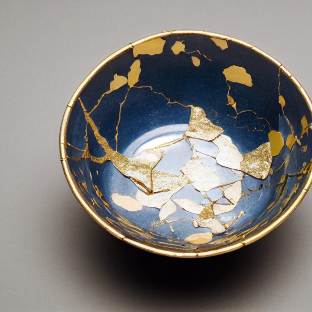 Kintsugi Wachstum Sichtbarkeit Verletzlichkeit