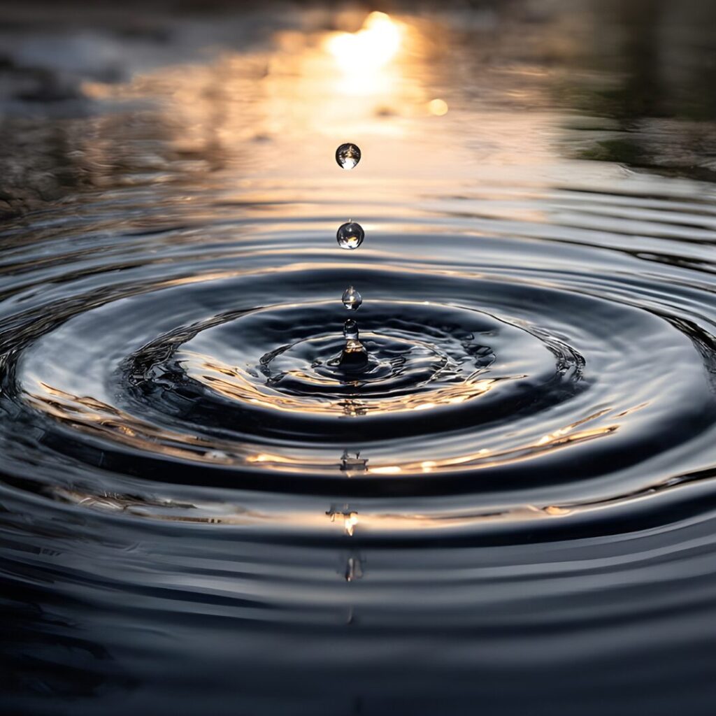 Wasser Kreise Resonanz