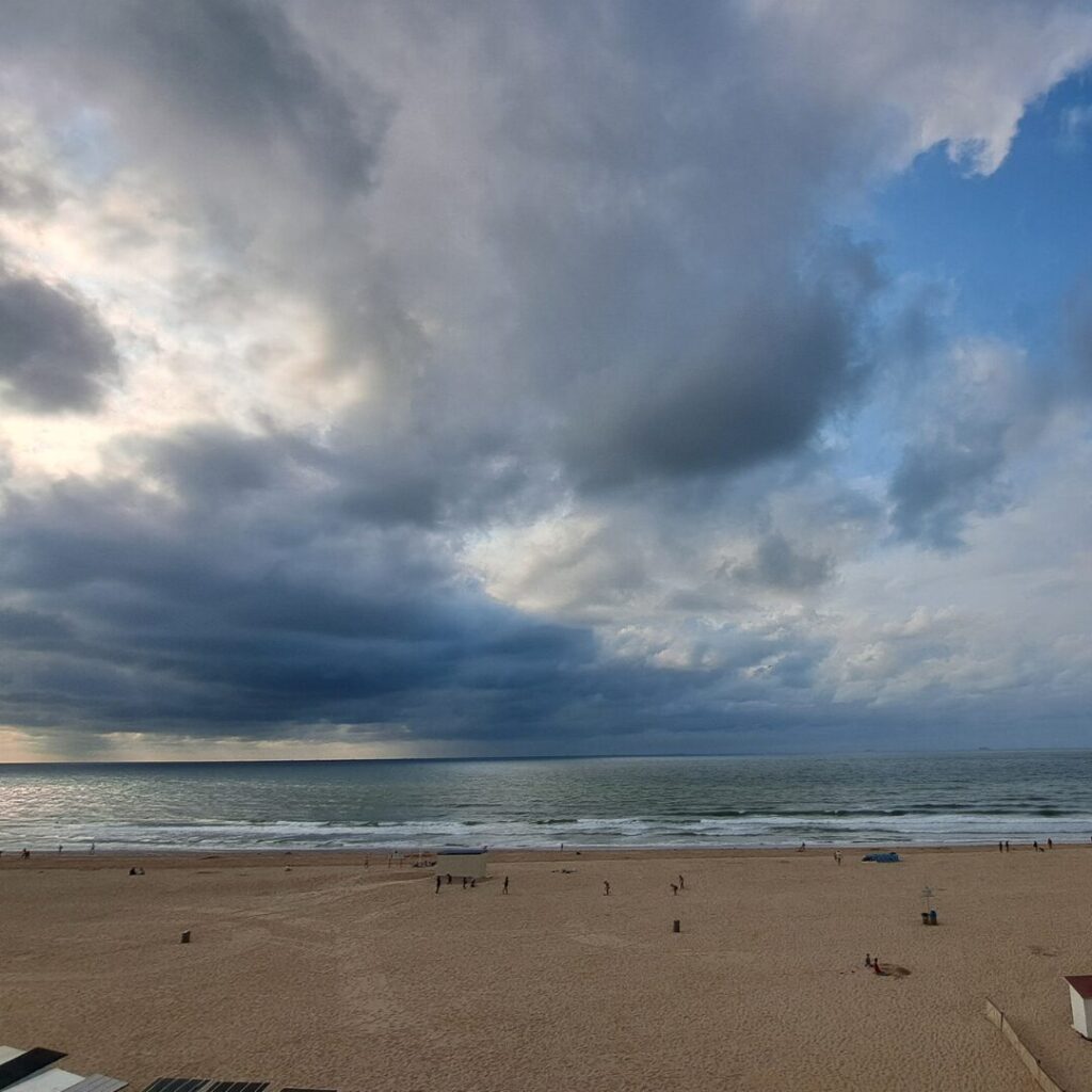 Wolken Meer Himmel Kraft Gezeiten