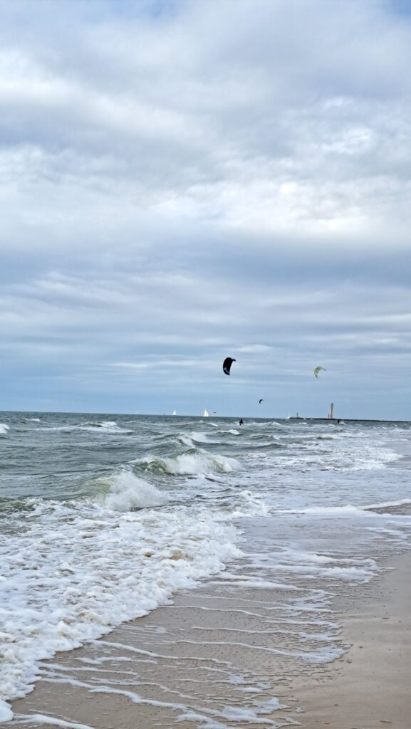 Meer Oostende Wind Wellen